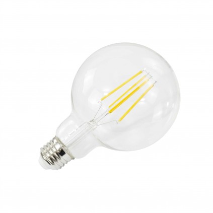 Ampoule LED Filament E27 4W 130 lm G95 Dimmable Spirale - Ledkia
